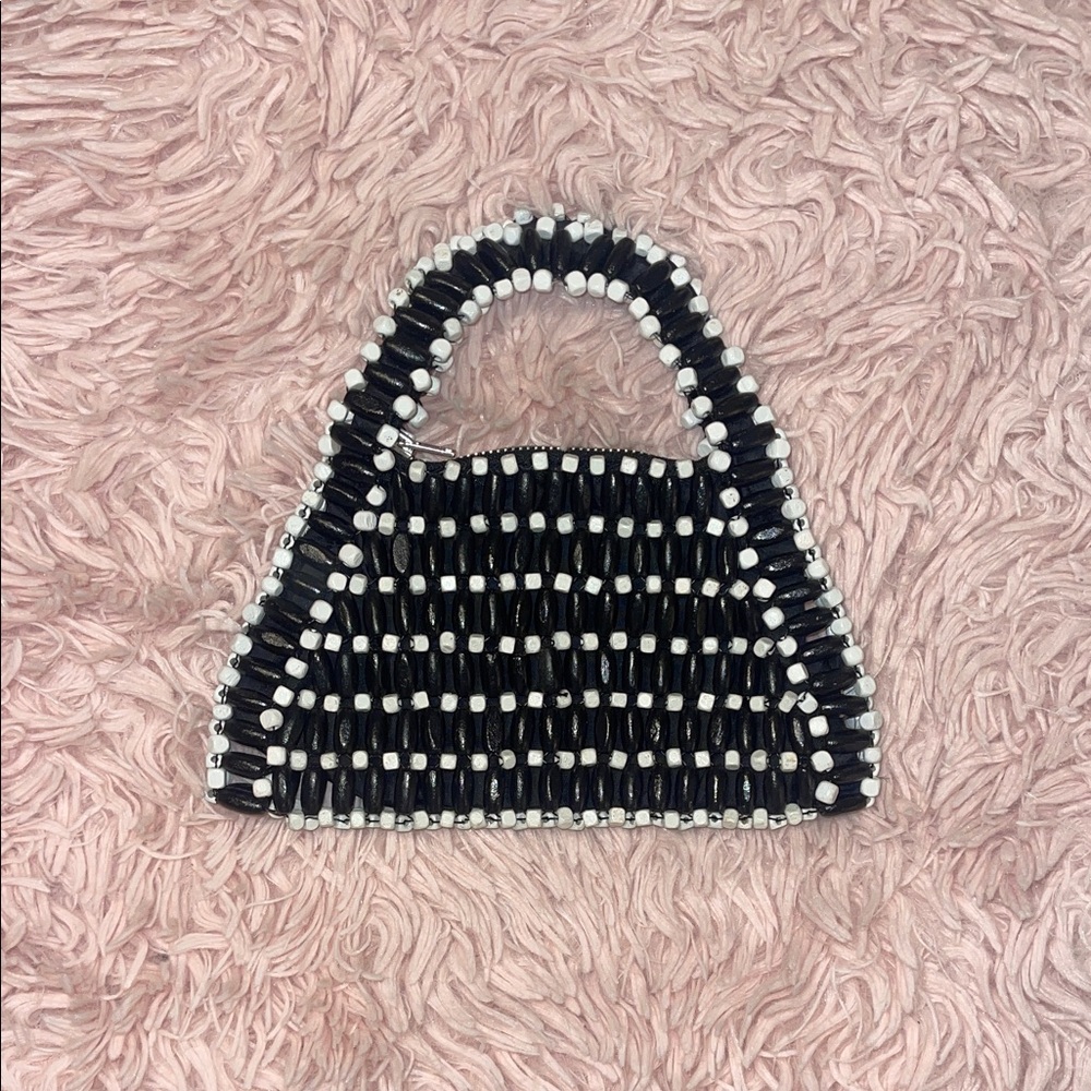 Urban Outfitters Wooden Beaded Bag